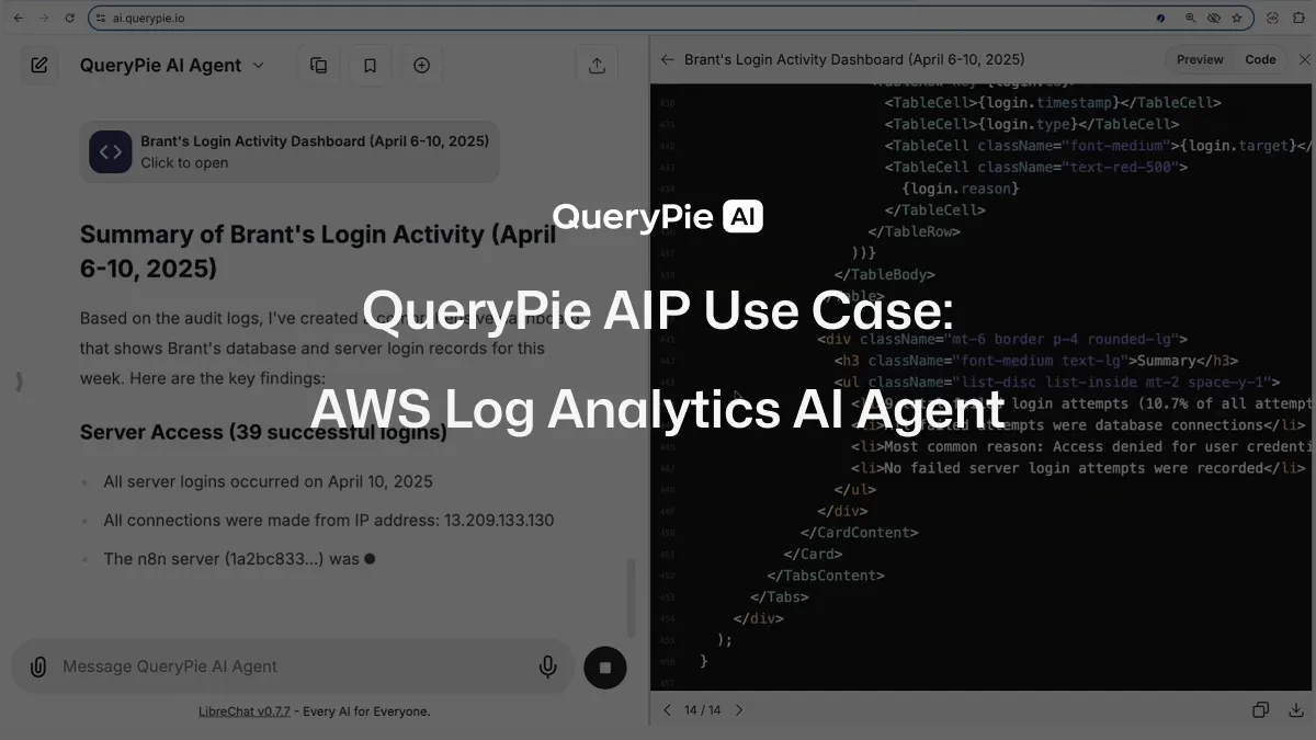 AIP Use Case: AWS Log Analytics AI Agent