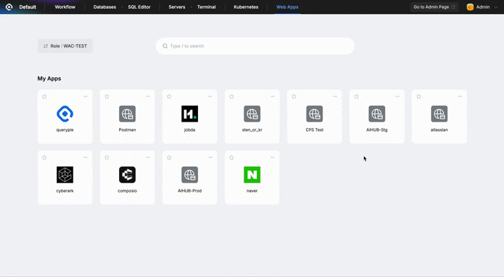 Centralized Web Application Management